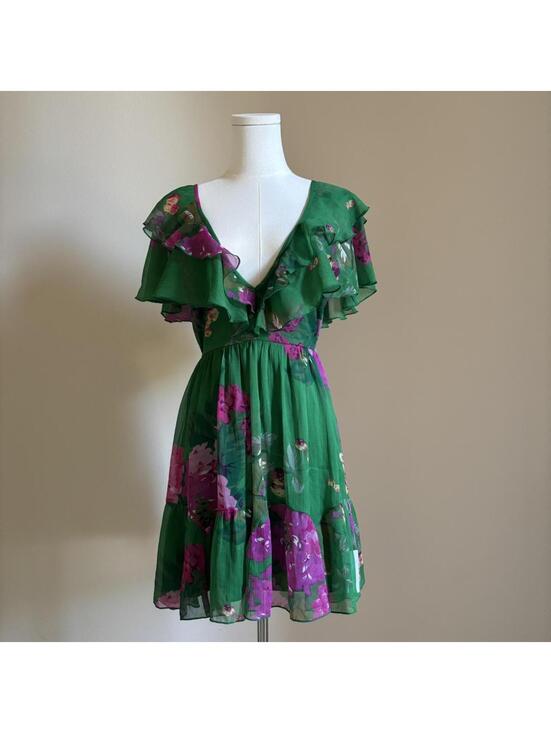 ASOS Dresses & Skirts - asos dreamy sheer green floral dress